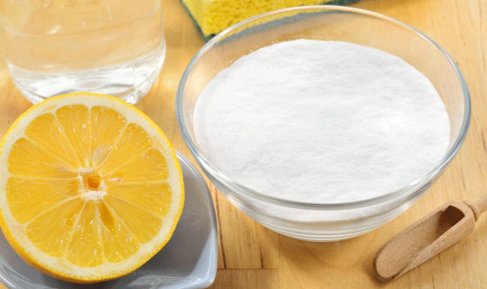 bicarbonato e limone