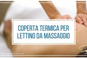 Coperta termica per lettino da massaggio