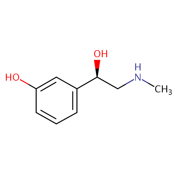 Fenilefrina - formula